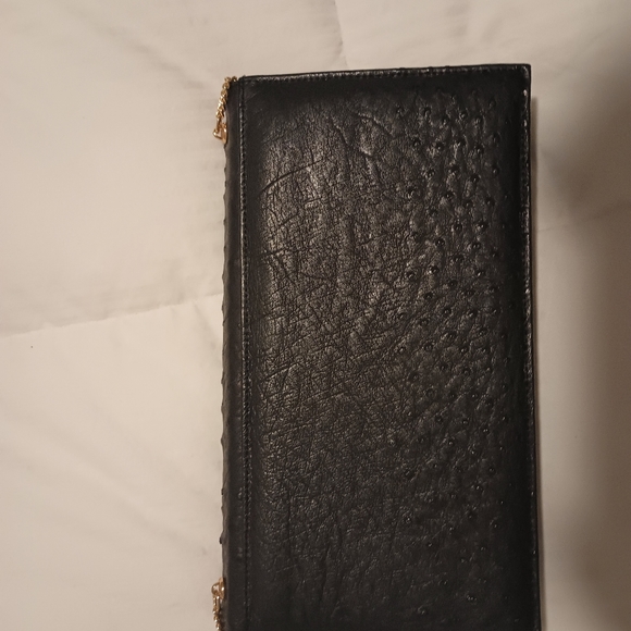 Vintage Ostrich leather clutch purse - Picture 6 of 6